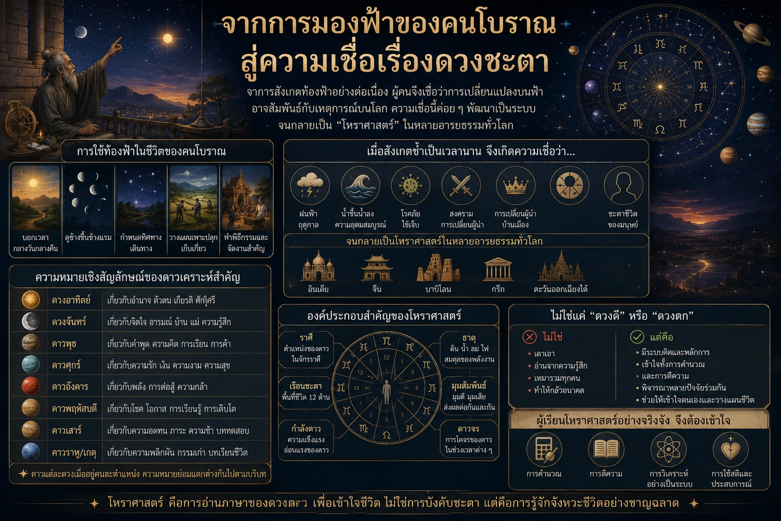 ความเชื่อการมองฟ้าโหราศาสต์
