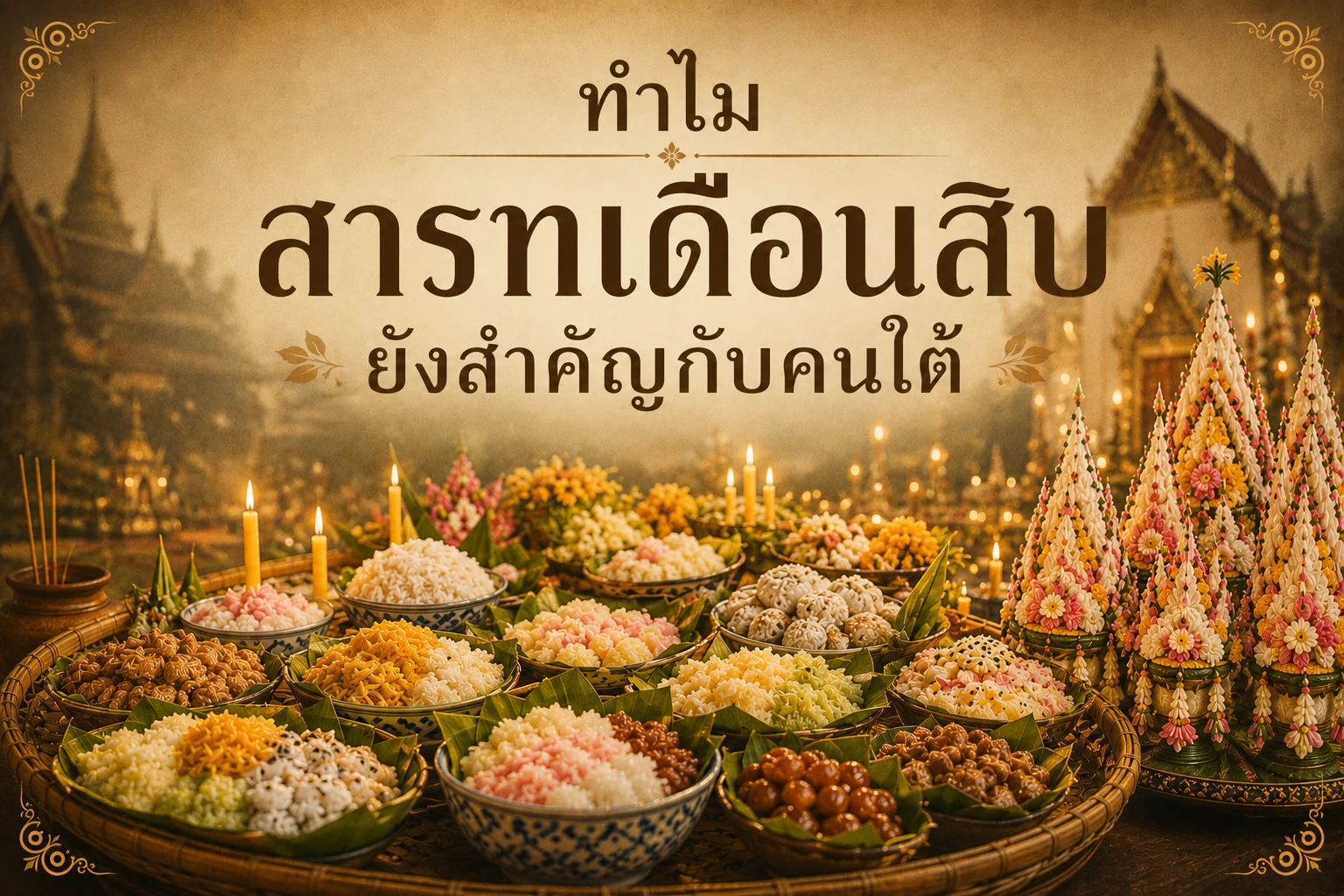 ทำไมสารทเดือนสิบยังสำคัญกับคนใต้