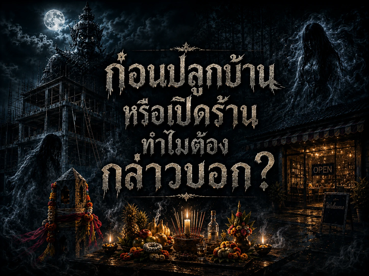 ก่อนปลูกบ้านหรือเปิดร้าน