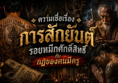 ความเชื่อเรื่องการสักยันต์ รอยหมึกศักดิ์สิทธิ์กับกฎของคนมีครู