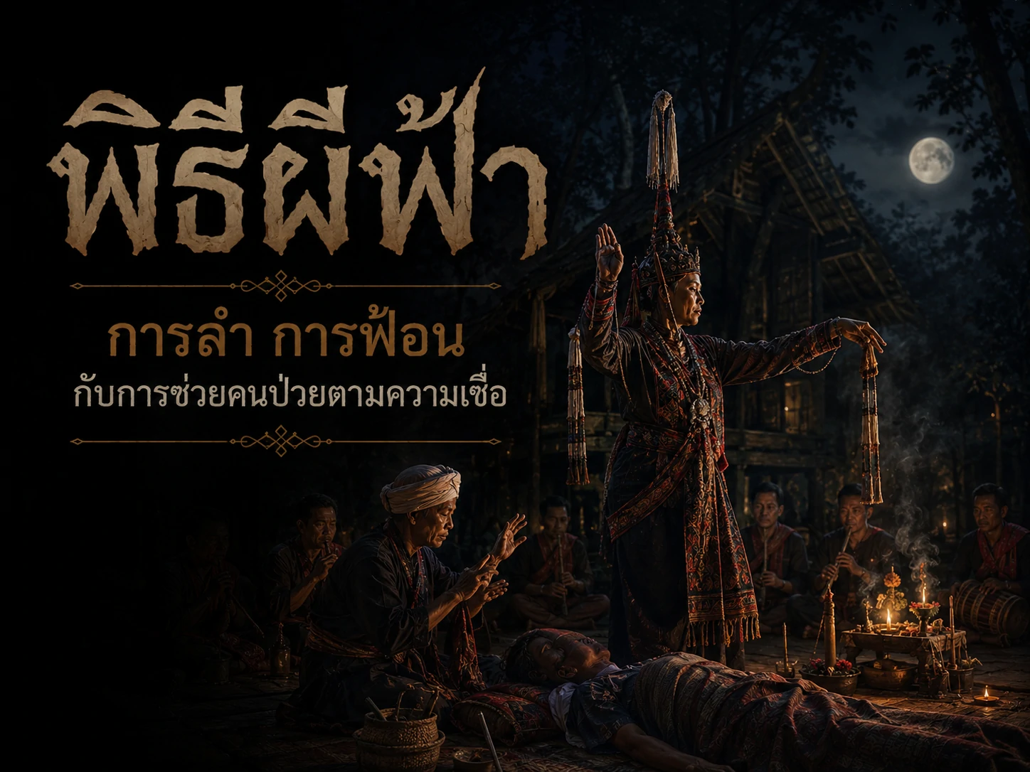 พิธีผีฟ้า การลำ การฟ้อน