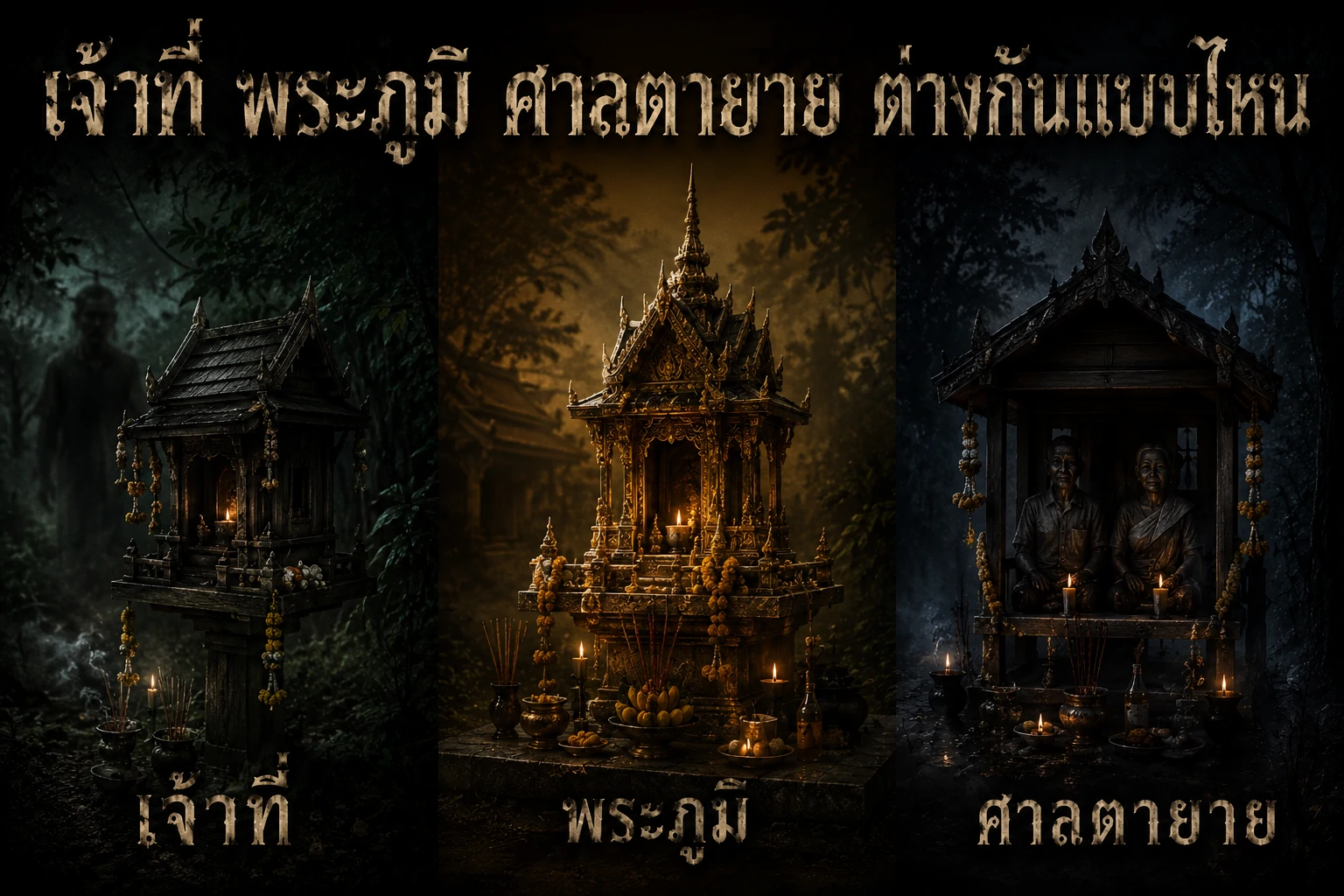 เจ้าที่ พระภูมิ ศาลตายาย